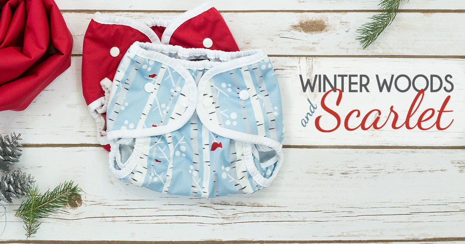 Thirsties Winter Woods Scarlet Slider Image